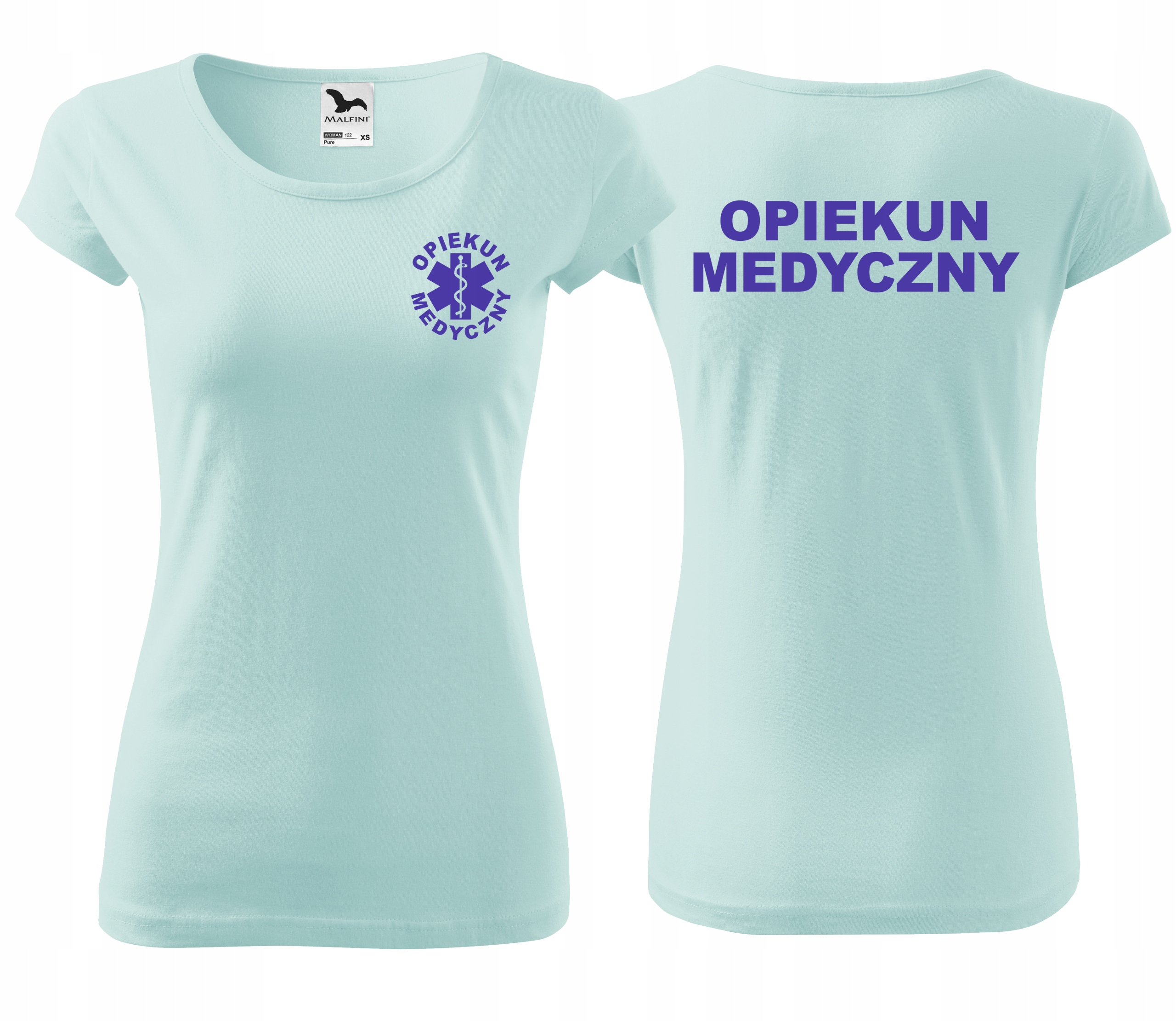 

koszulka Opiekun Medyczny eskulap z nadrukiem M