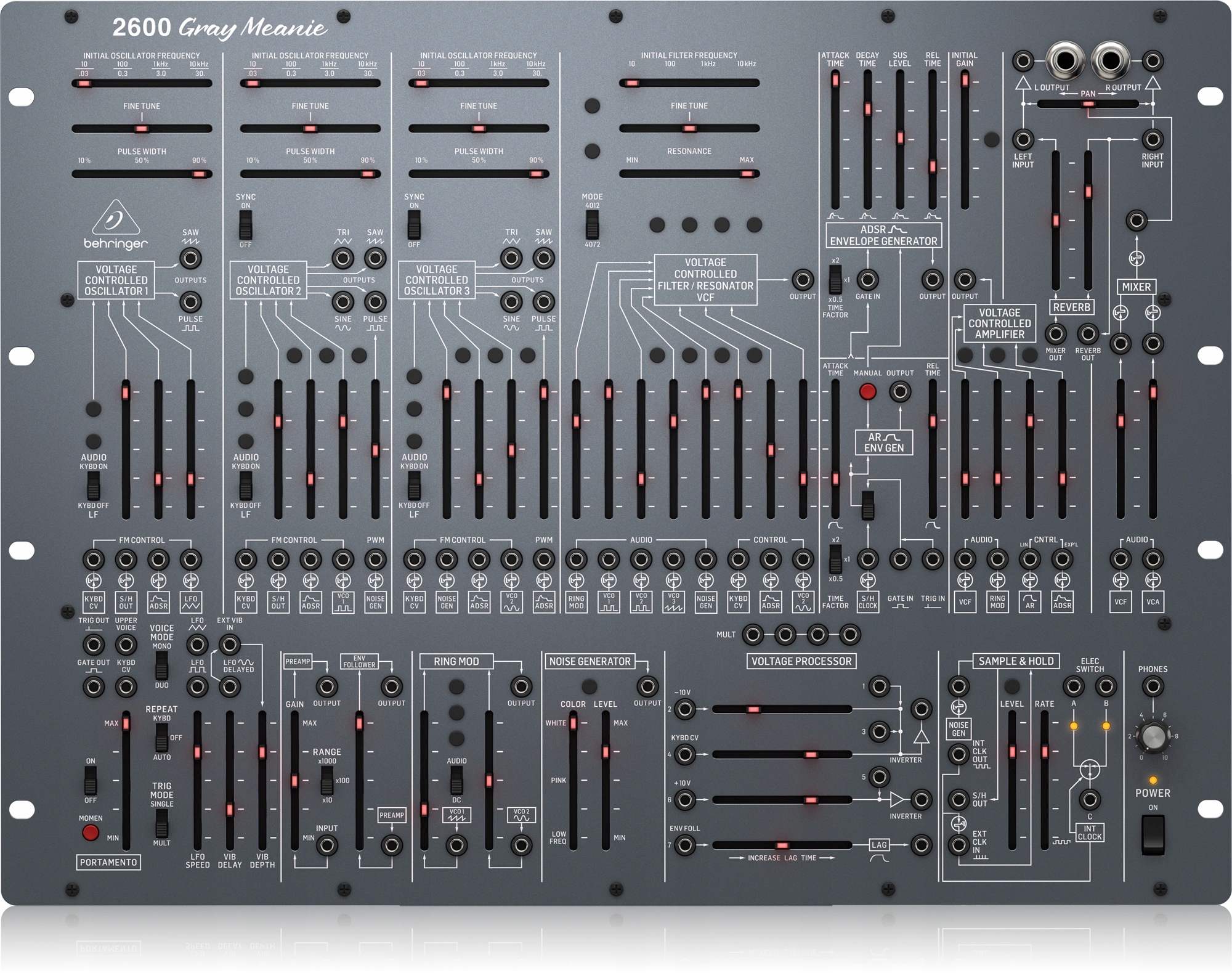 Behringer 2600 Gray Meanie – analogový syntezátor