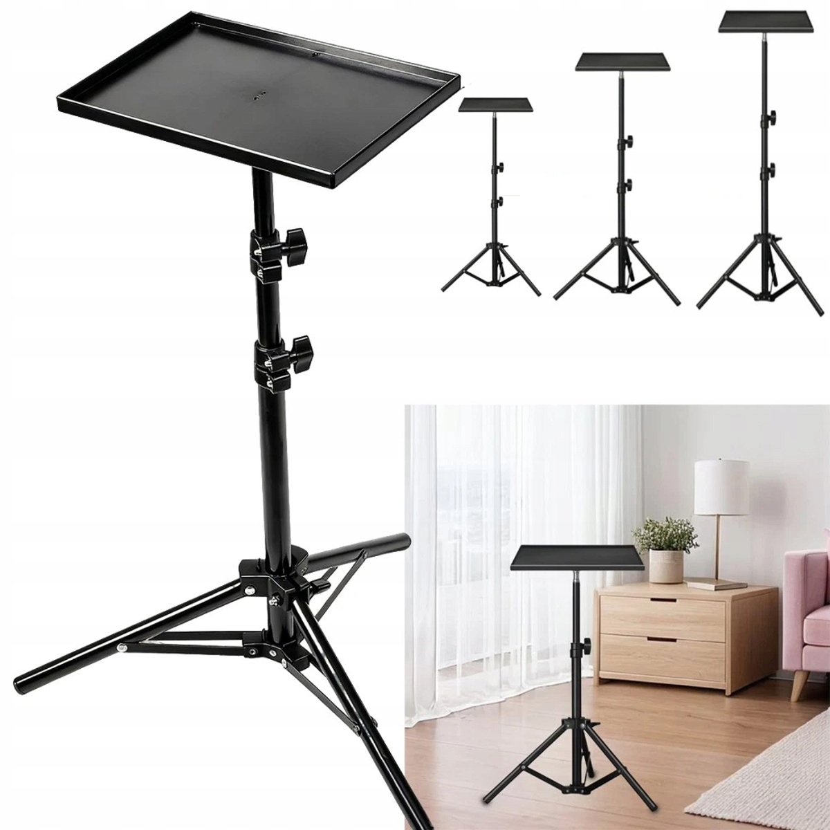 STATYW NA LAPTOPA POD PROJEKTOR REGULOWANY STABILNY