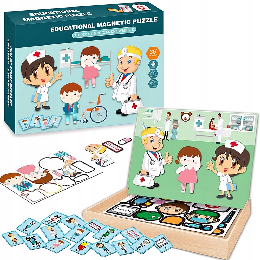 

Puzzle Magnetyczne Układanka Lekarz Doktor