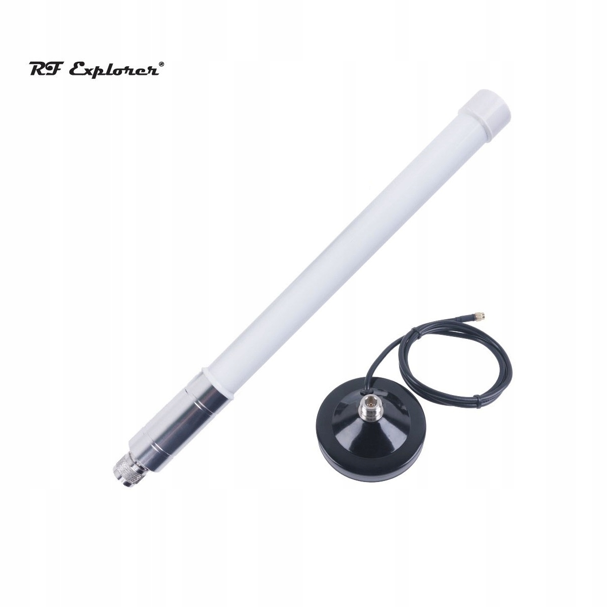 Antena 868MHz 3dBi 36cm na podstawie biurkowej do Meshcore, Meshtastic