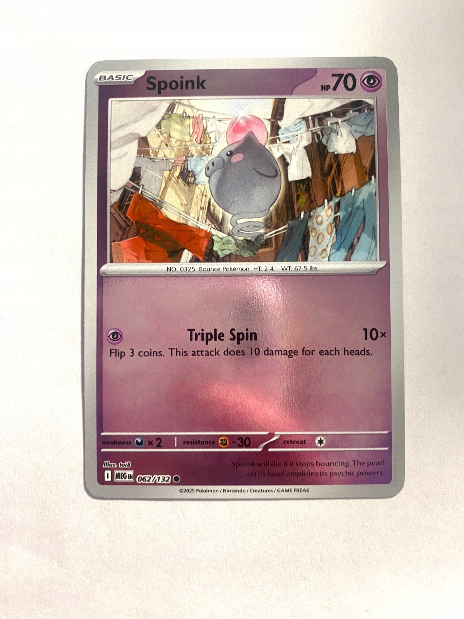 Evolution Reverse 062/132 Spoink