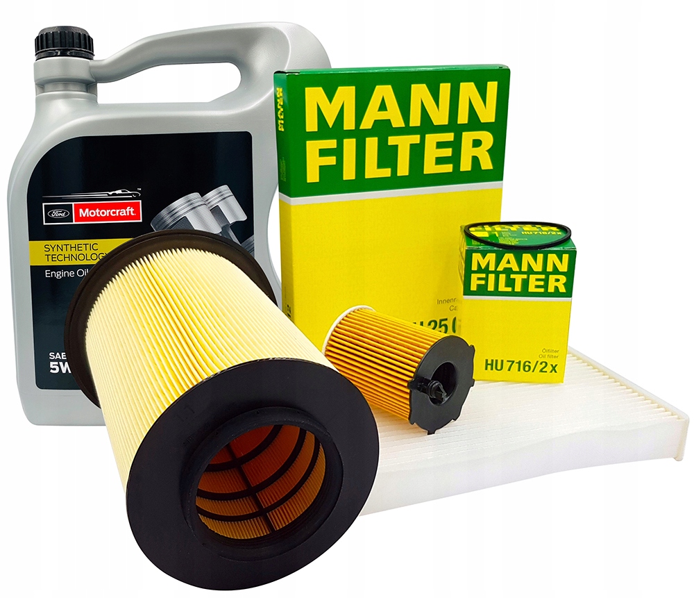 

Focus III 3 MK3 1.6TDCI Zestaw Filtrów Olej 5W30