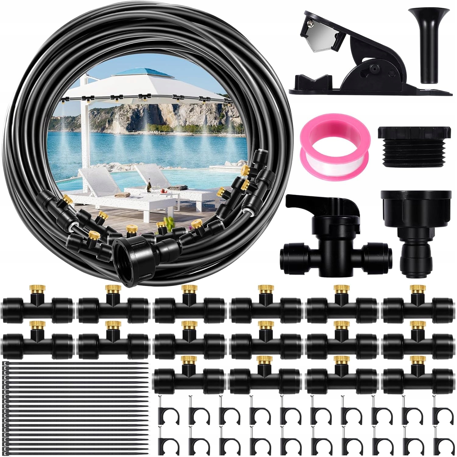 Systém zavlažování mlhovin 15 m – 79 prvků