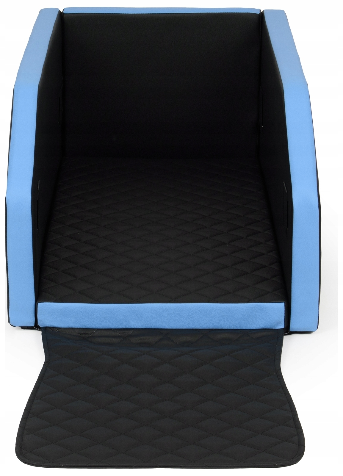 Pelíšek na zadní sedadlo 55x100, skládací, černo-modré, pro psa