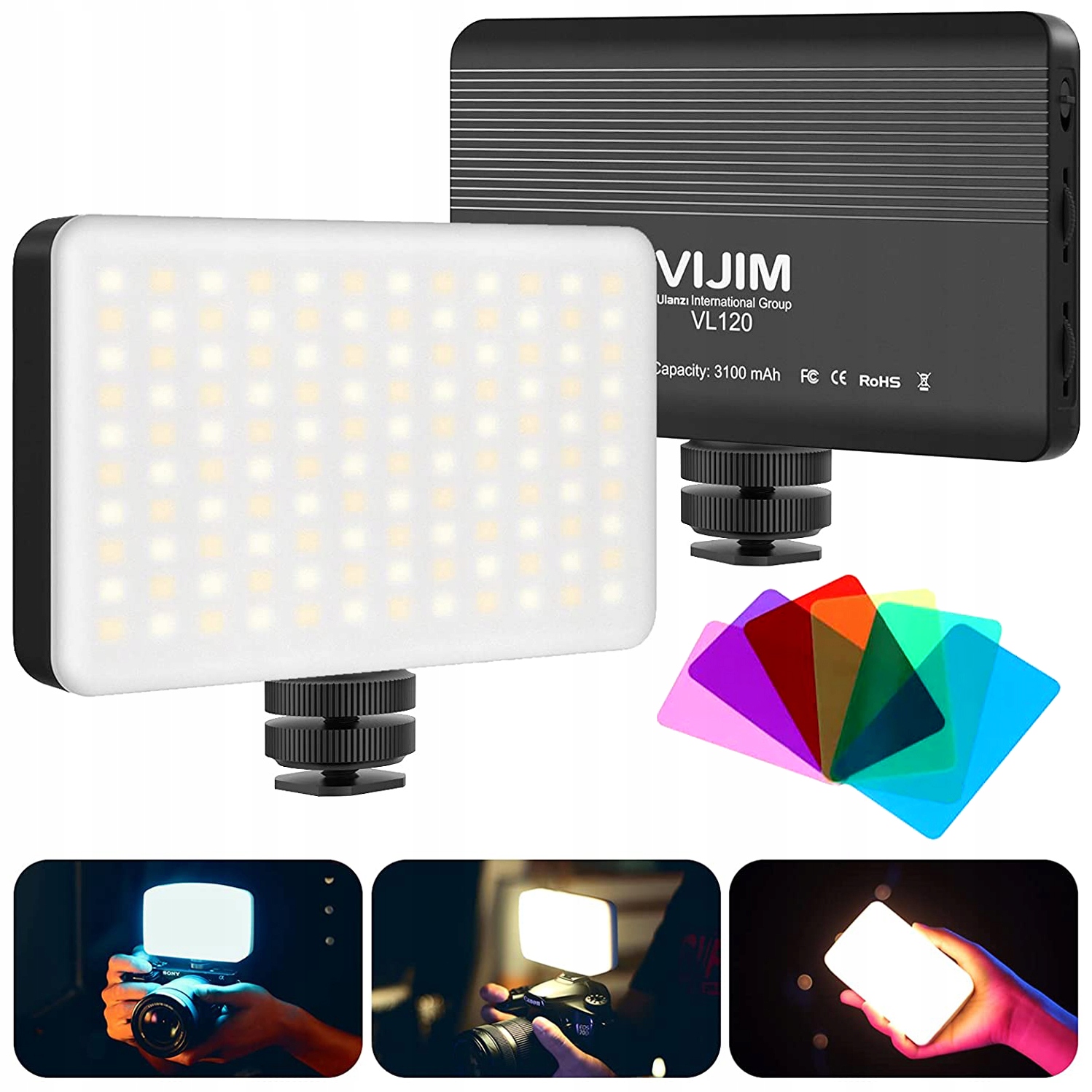 Led diodová lampa Ulanzi Vijim VL120 pro Dj Osmo Action