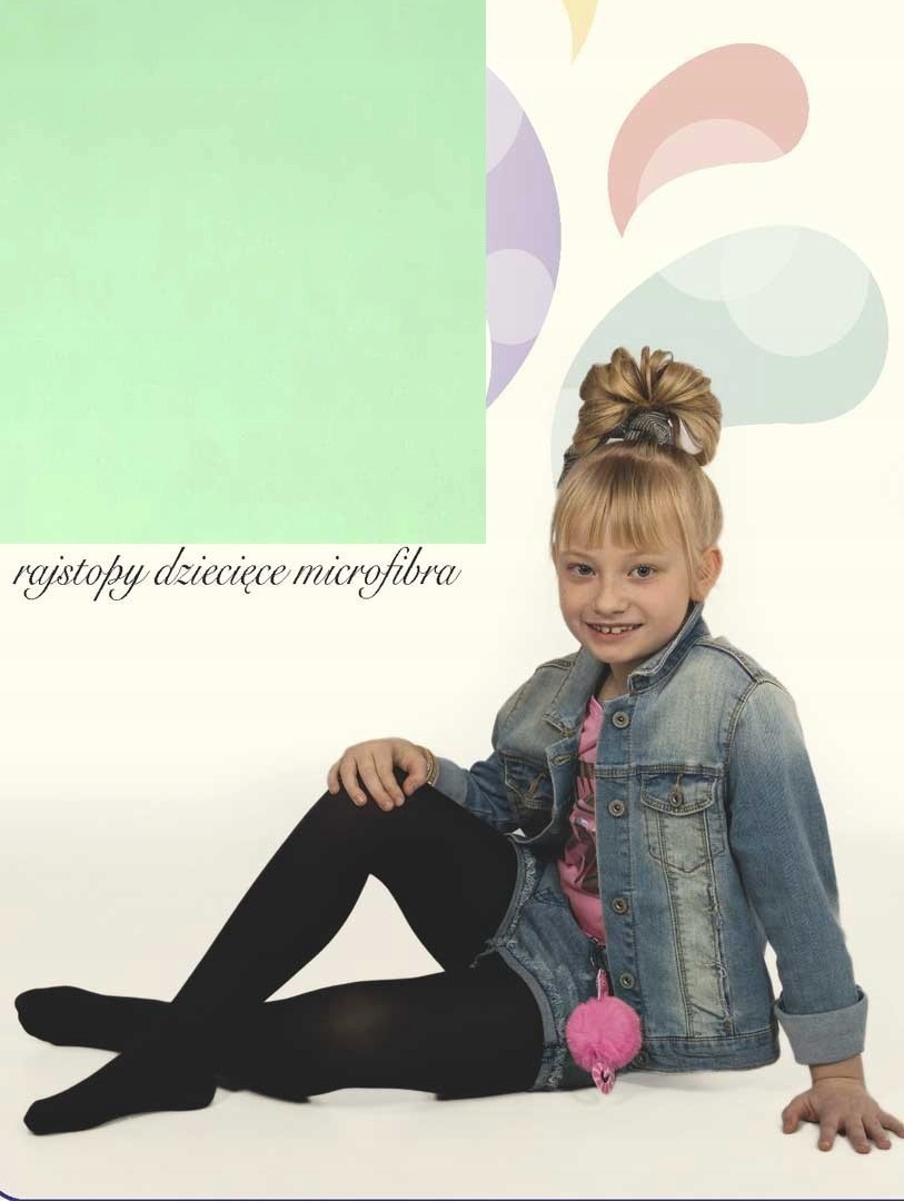 

Rajstopy mikrofibra 60 Den Ola 128-134 seledyn