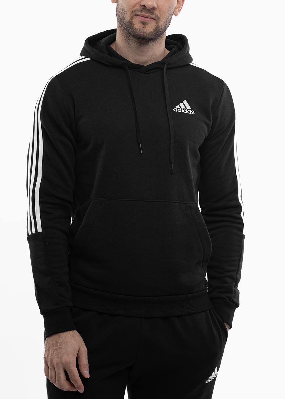 adidas pánská mikina s kapucí teplá hoodie bavlněná vel S
