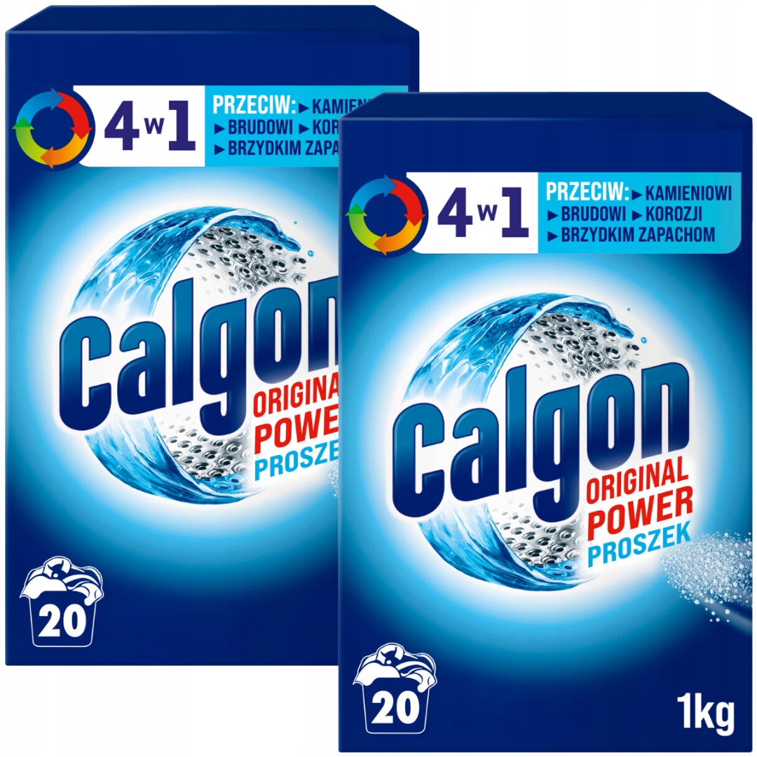 Calgon Hygiene Plus Żel Odkamieniacz Pralki 750ml x4