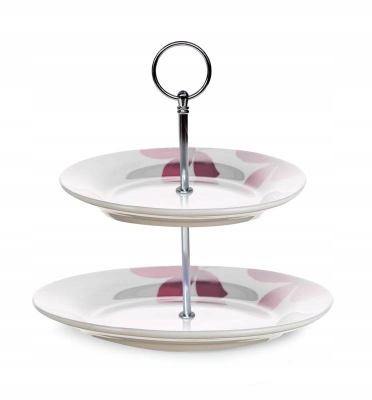 

Patera na Ciasta Owoce Etażerka Porcelana piętrowa