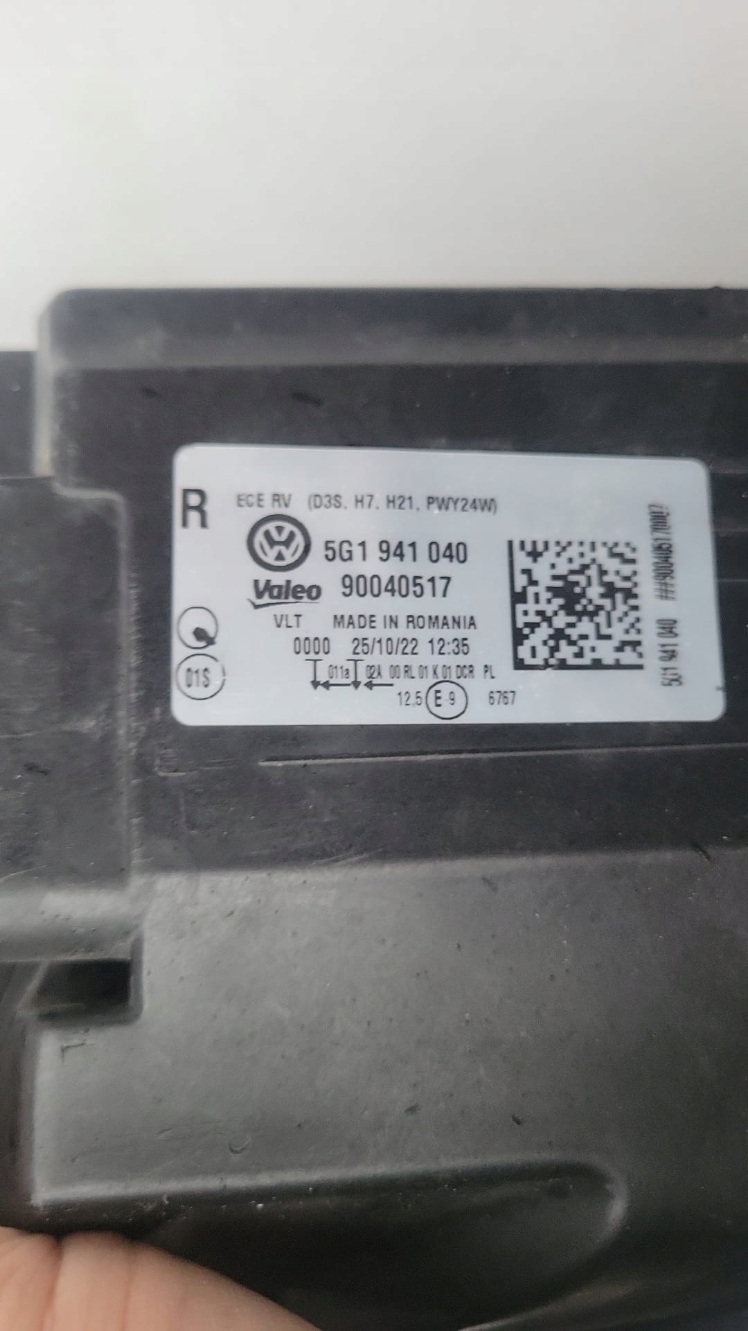 VW GOLF 7 VII 5G1941040 12- light right front front BI XENON