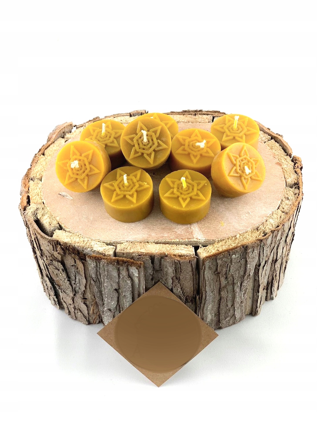 

Świeca z wosku pszczelego Tealight Heksagon