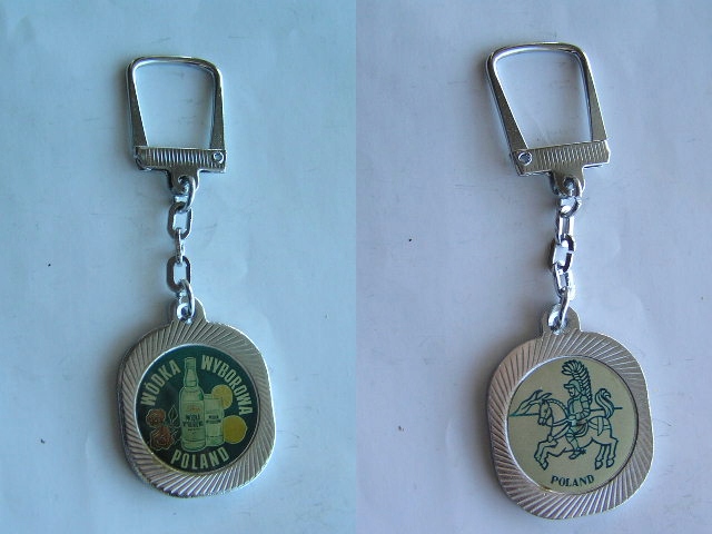 BRELOCZEK - WÓDKA WYBOROWA - POLMOS POLAND - REKLAMA