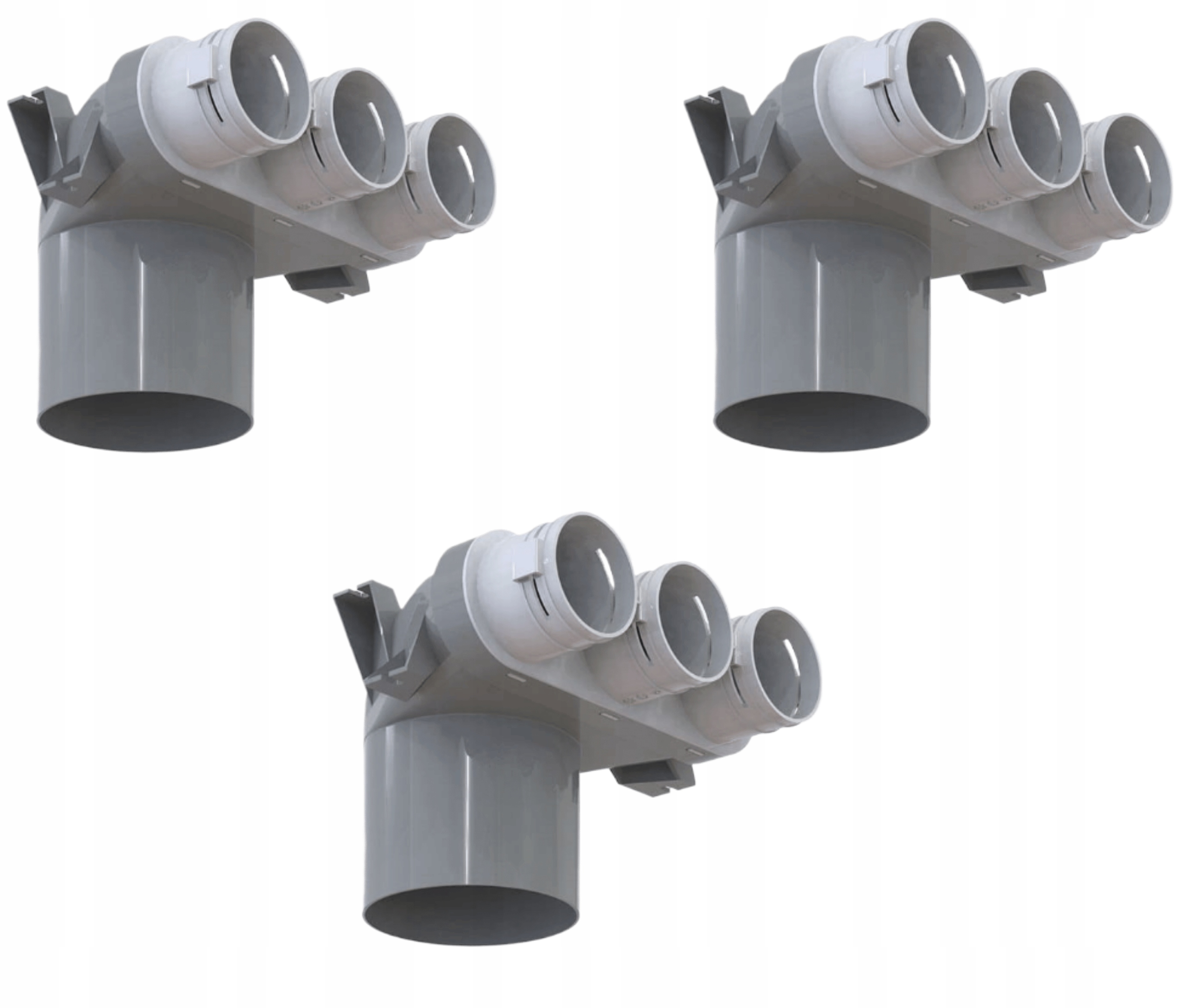 Expanzní box Flexivent pro rekuperaci 3x75/fi 125 3 Kusů