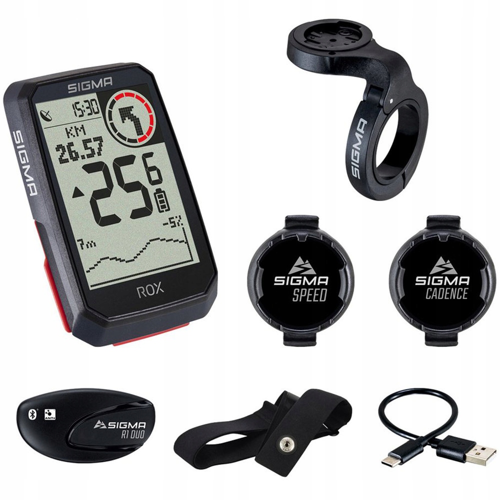 

Licznik rowerowy Gps Sigma Rox 4.0 czujniki
