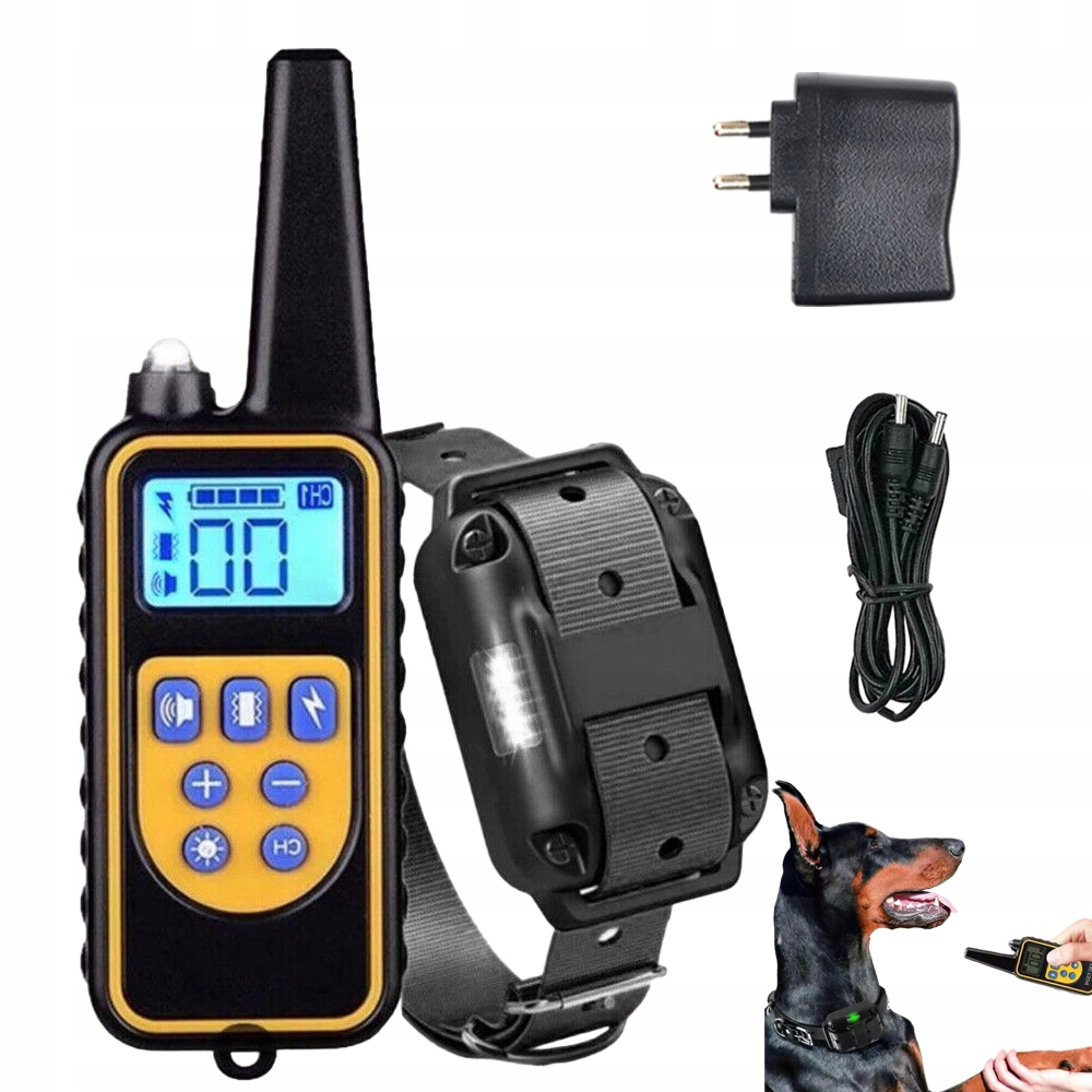 Levně Elektrický Výcvikový Obojek Pro Psa, Voděodolný, Výcvikový Obojek Pro Psy, Dálkové Ovládání
