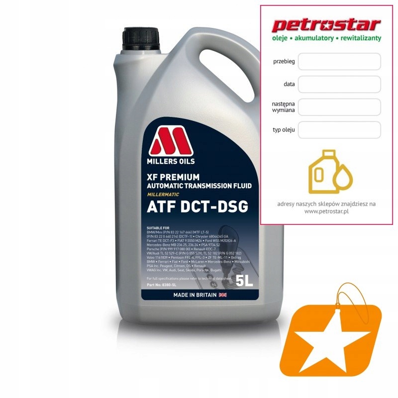 Millers Xf Premium Atf Dct Dsg 5L