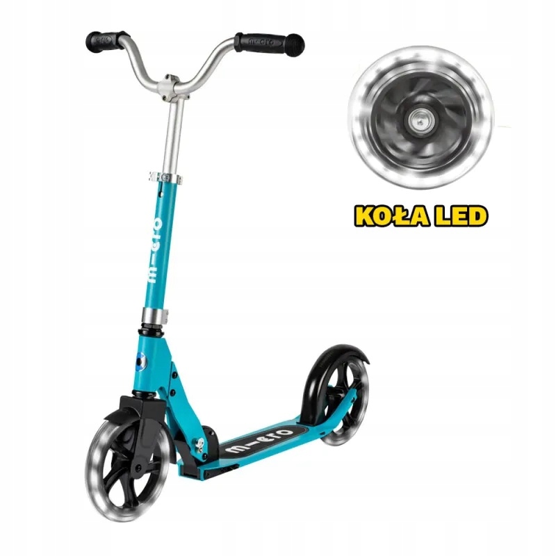 HULAJNOGA MICRO CRUISER AQUA LED SA0199