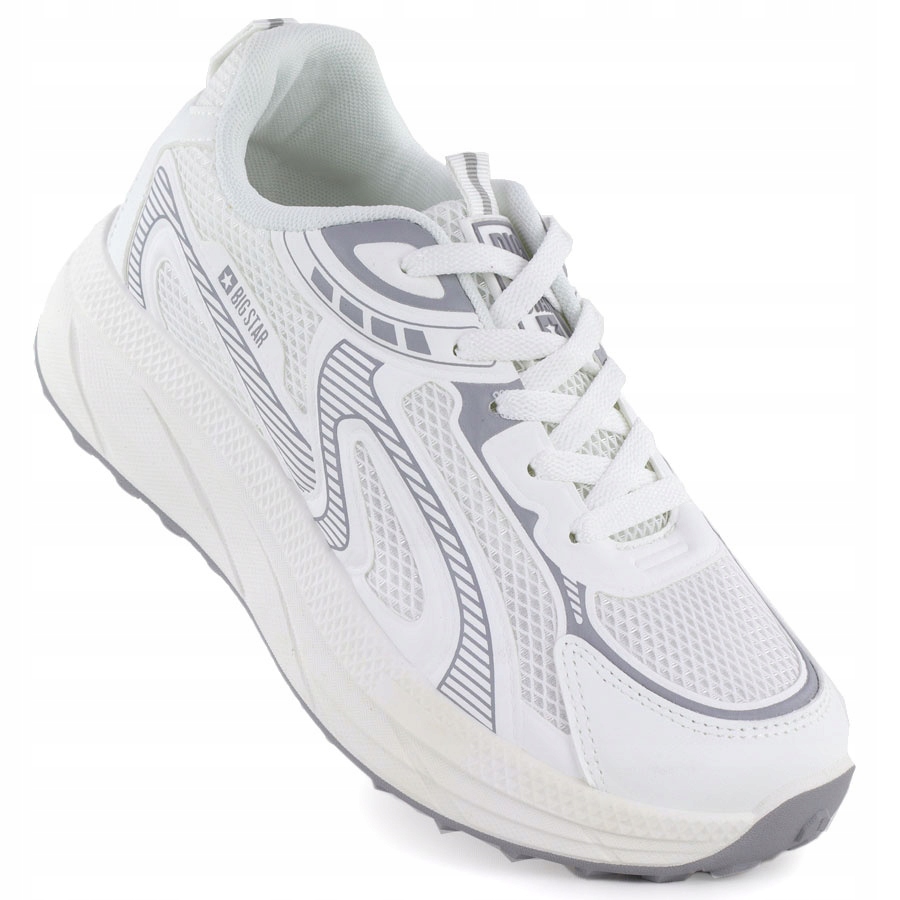 Dámské sportovní polobotky na platformě bílé Big Star TT274325 37