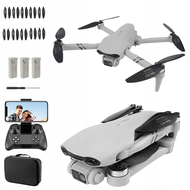 F10 Dron 480P Hd Kamera Fpv Wifi Skládací Kvadrokoptéra Pro Začátečníky