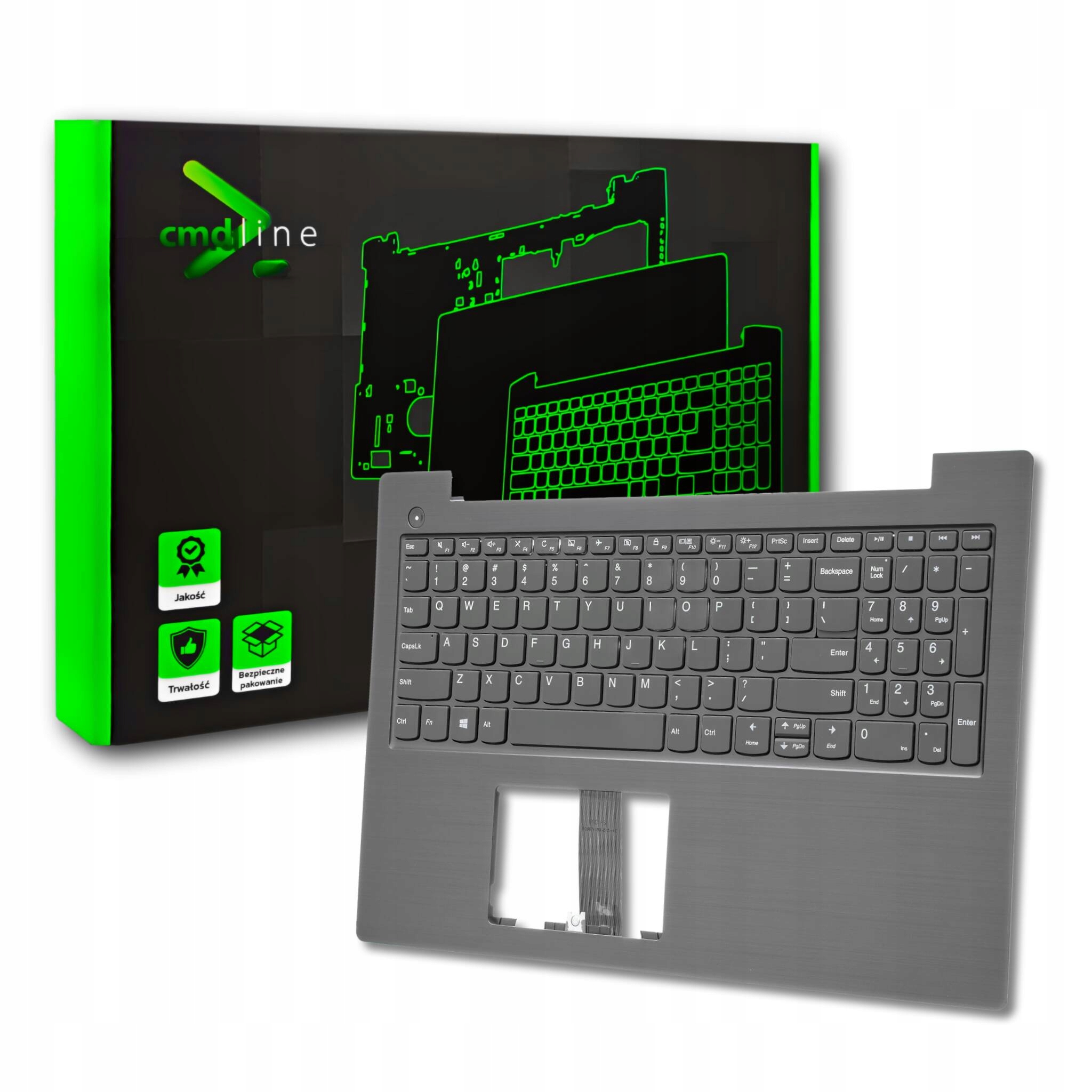 Palmrest Klawiatura Do Lenovo V130-15IKB Grey