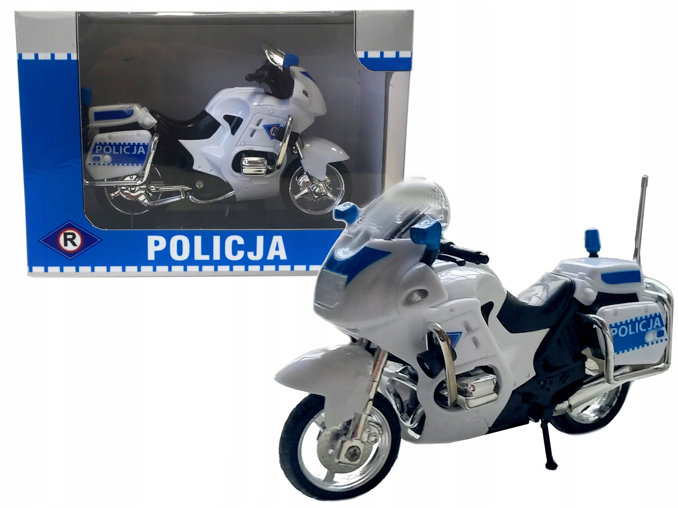 

Motor zabawka Policja dźwięk światło Motocykl
