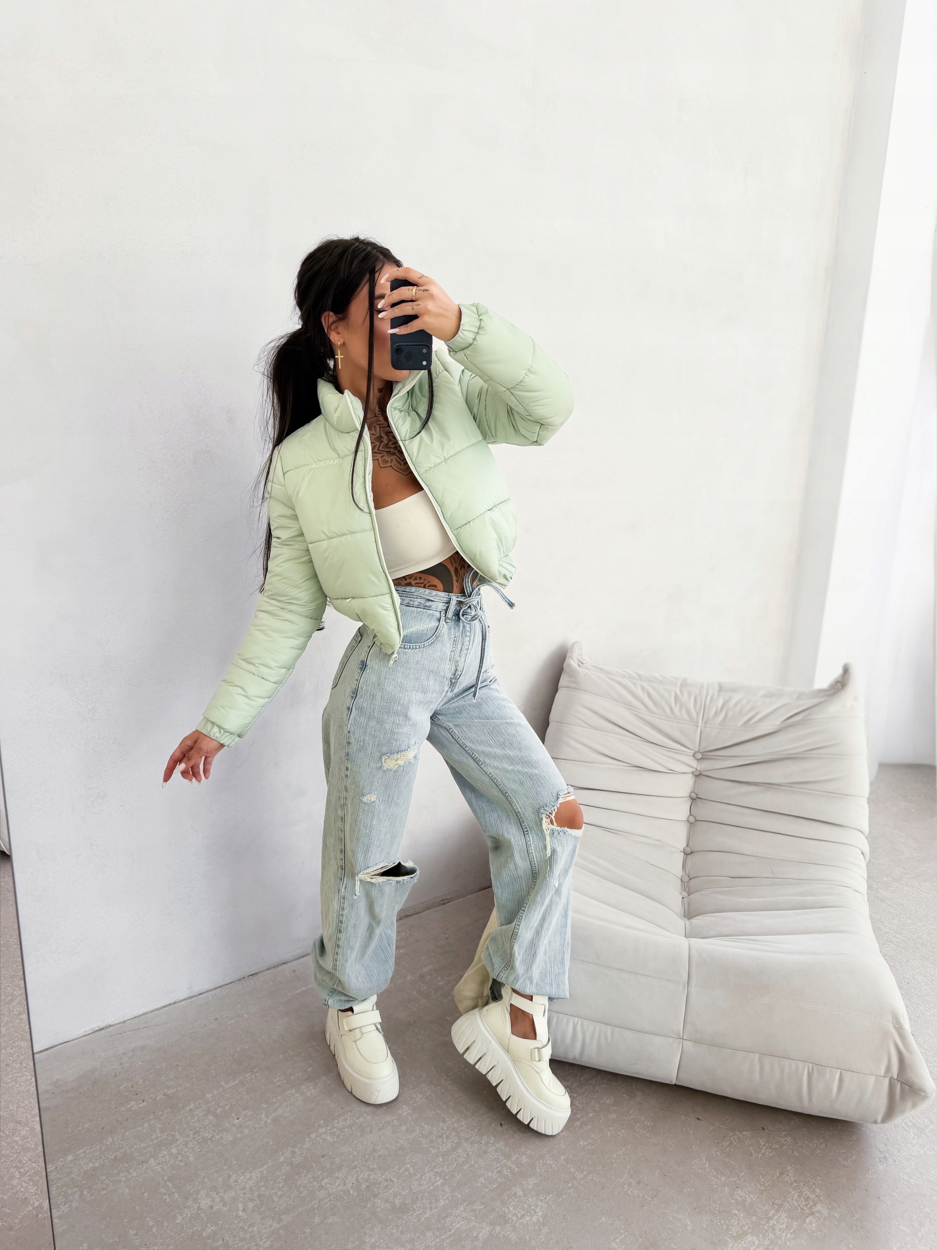 Dámská Jarní Bunda Puffa Olavoga Mátová