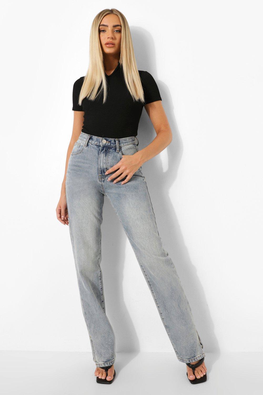 B14O005 CZARNE BODY TEKSTURA PRĄŻKI BOOHOO 38 Płeć kobieta