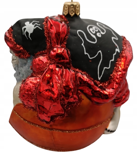 BOMBKI CHOINKOWE SZKLANE Mikołaj na bombce 11x10cm Kod producenta FS28C