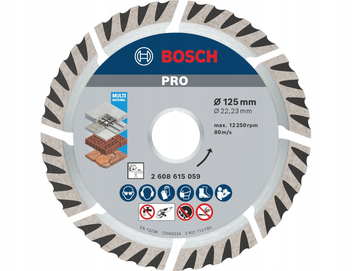 Bosch Kotouč diamantový segmentový S4U 125 x 2223 mm