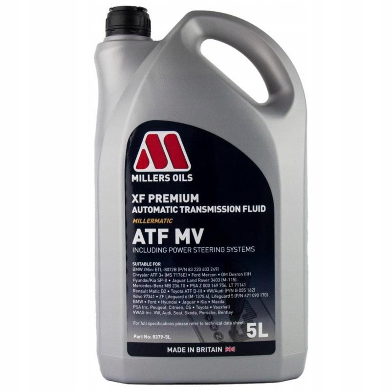

Millers Xf Premium Atf MV 5L olej przekładniowy