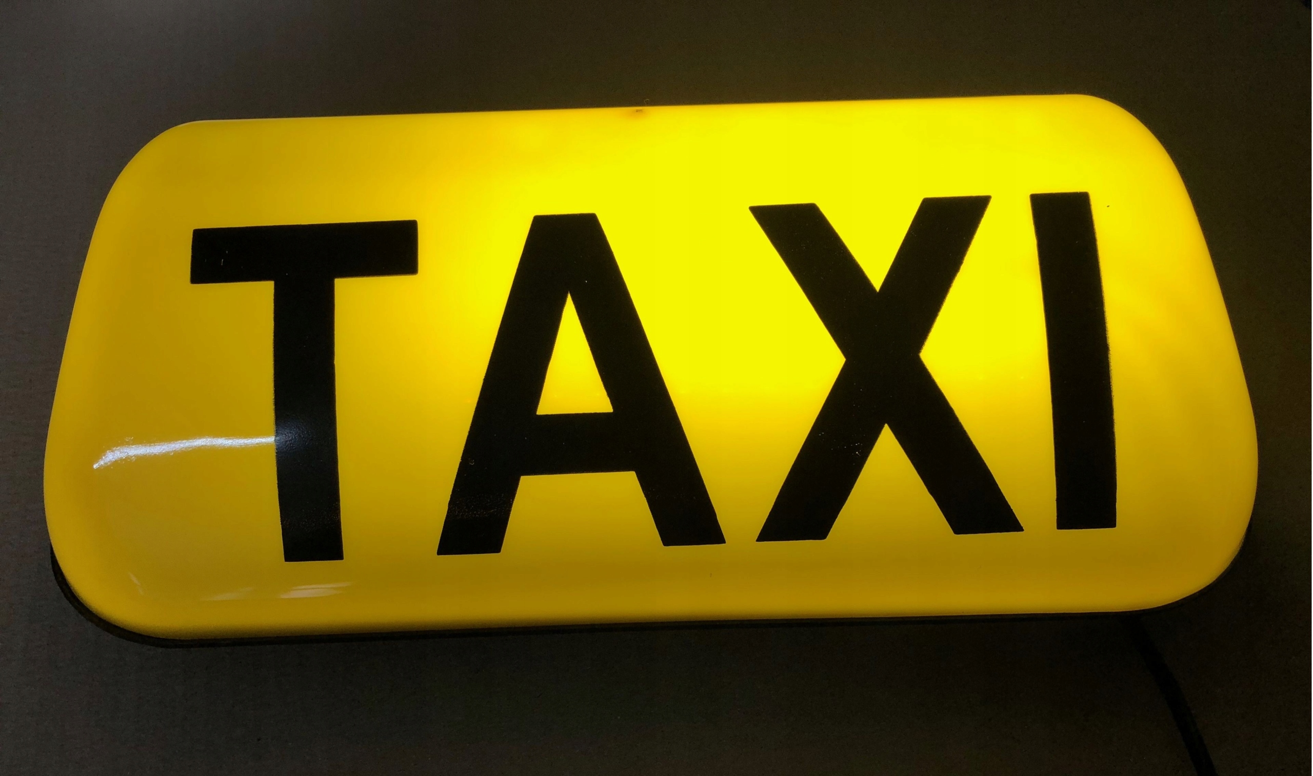 Lampa kogut TAXI żółta na magnes diody SMD + wtyk Źródło światła LED