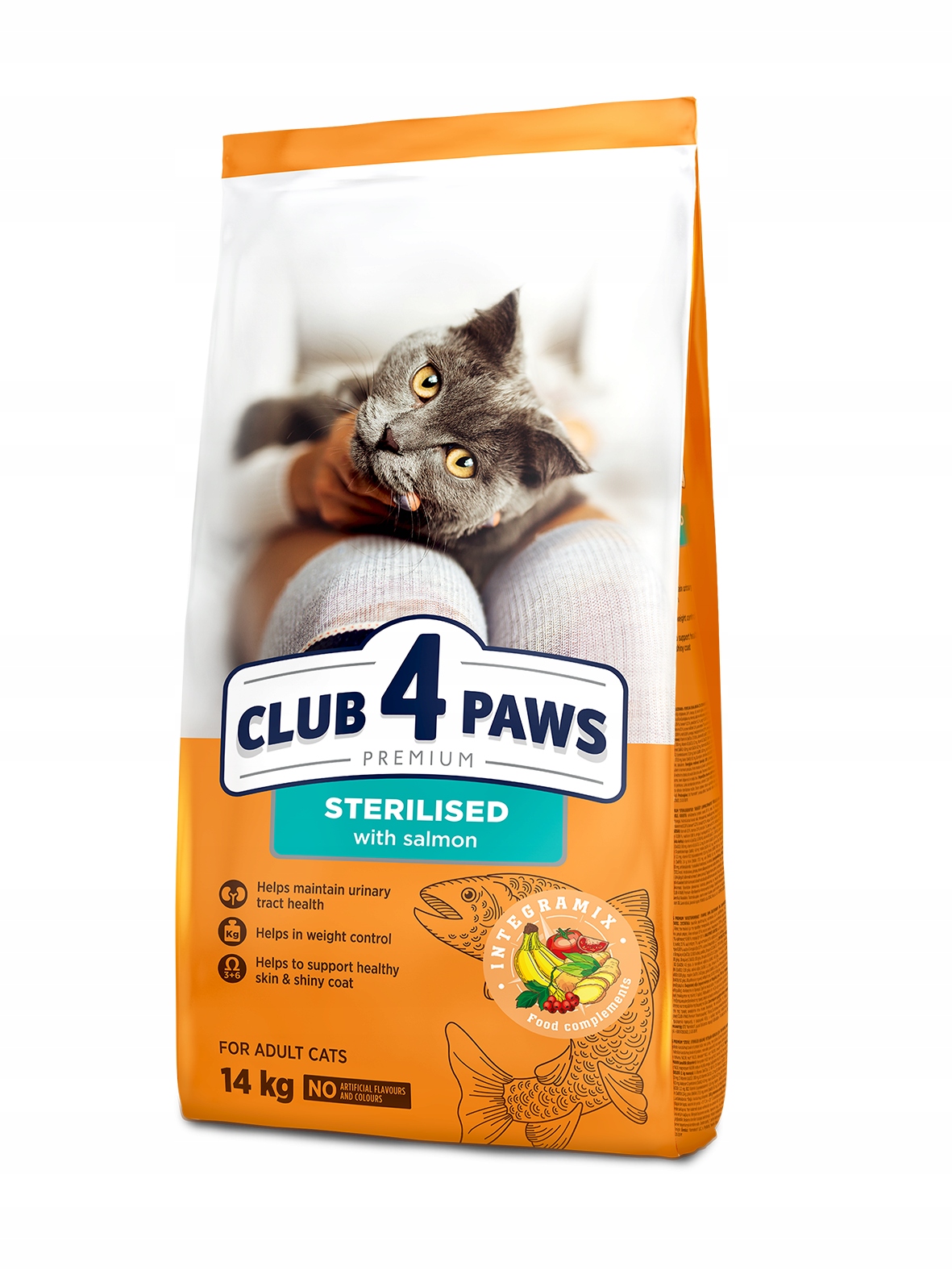 Levně Club 4 Paws Premium Sterilizovaný Losos 14kg
