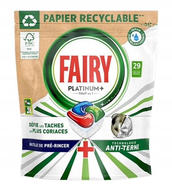 FAIRY Tabletki do Zmywarki 29 Platinum Plus All in One Original