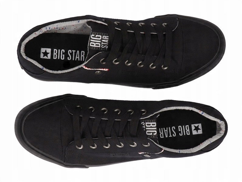 

Trampki Big Star Męskie Niskie AA174096 Czarny 41