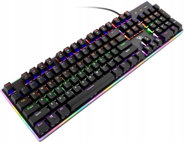 

Klawiatura Gamingowa Mechaniczna Rgb Podświetlenie