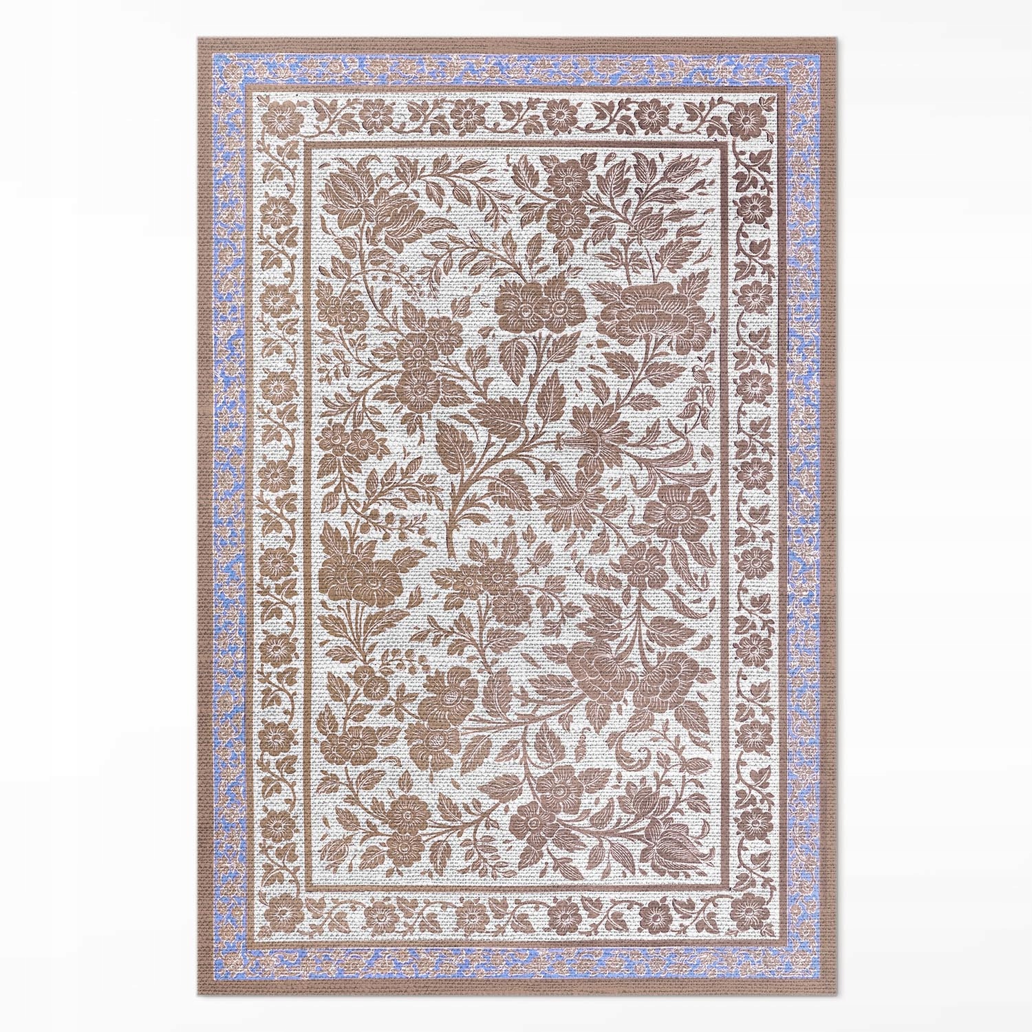 Vinylový koberec do spálne Sir Matthew Digby Wyatt s rastlinným ornátom 80 x 120 cm