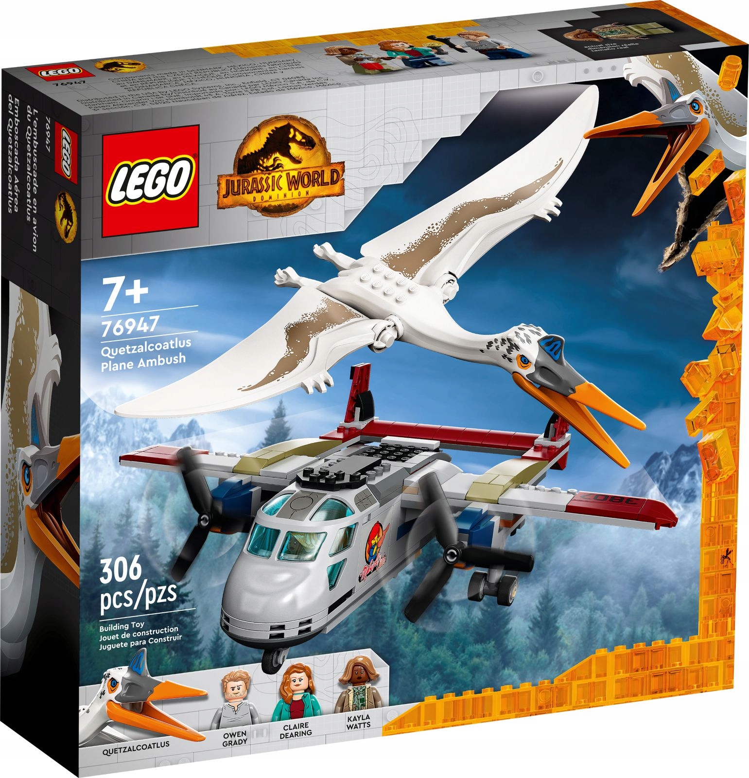 Lego Jurský svět 76947 Kecalkoatl: přepadení s letadlem Nové