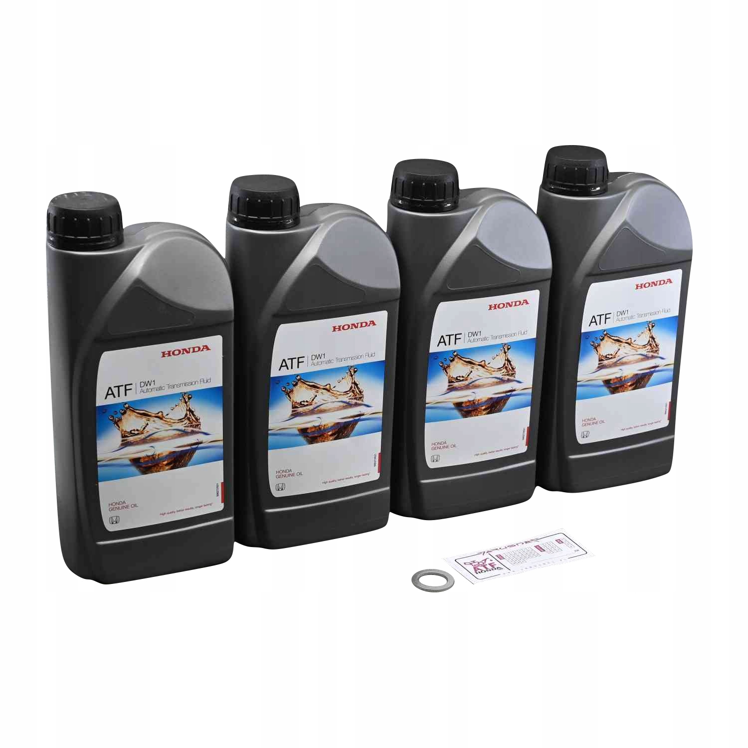 4x ATF-DW1 Honda OE olej automat 1L + PODKŁADKA