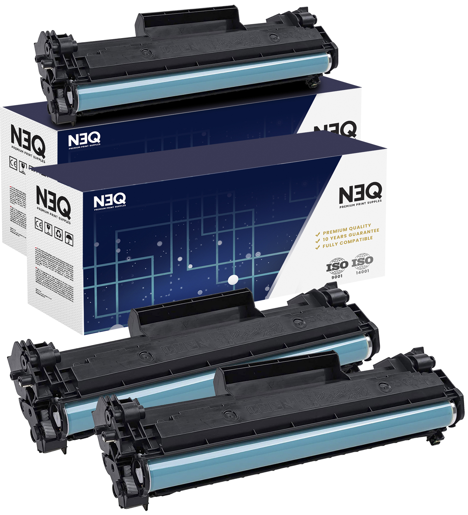 3x toner pro Hp CF244A LaserJet Pro M28w M17 M15