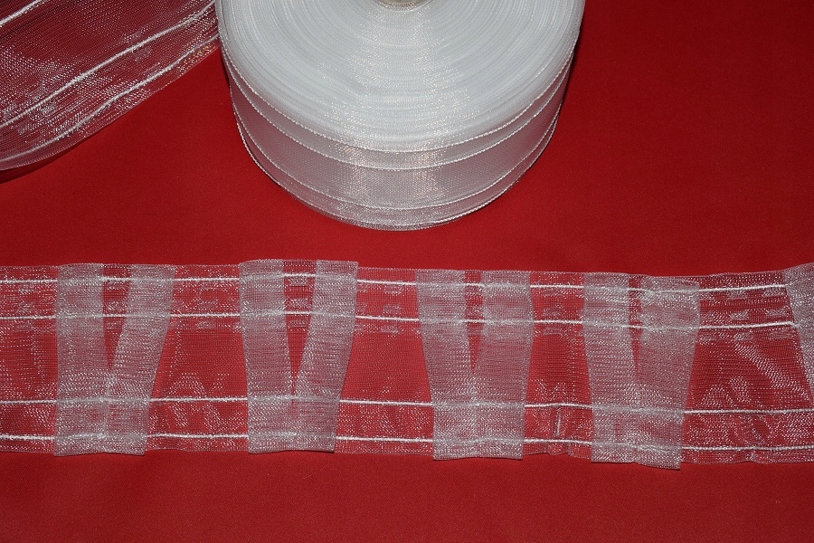 

Taśma marszcząca 10 cm transparentna V V V