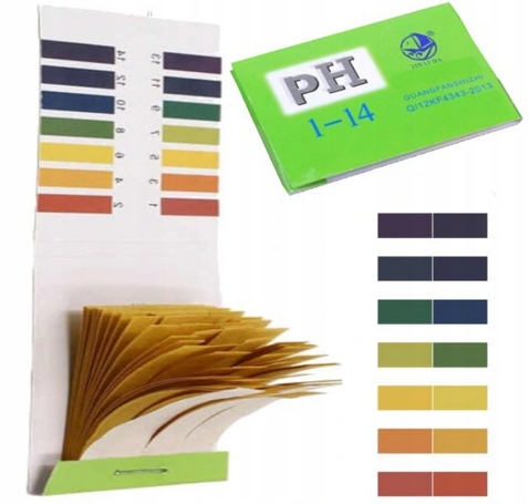 

Papierki Lakmusowe Paski Pomiar Ph 1-14 80 Szt
