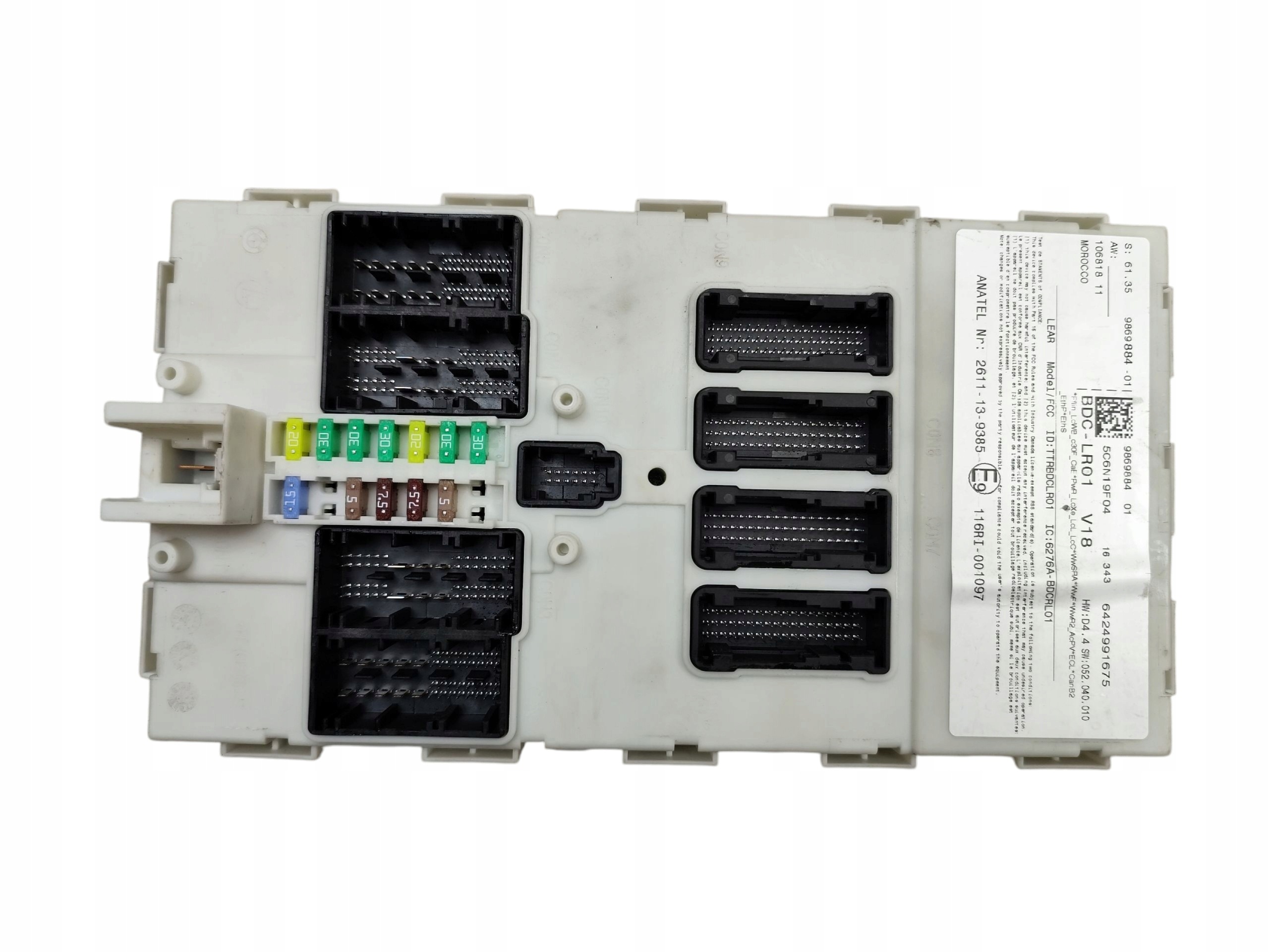 fuse box control unit module BDC BMW F48 F49 G31 9869884