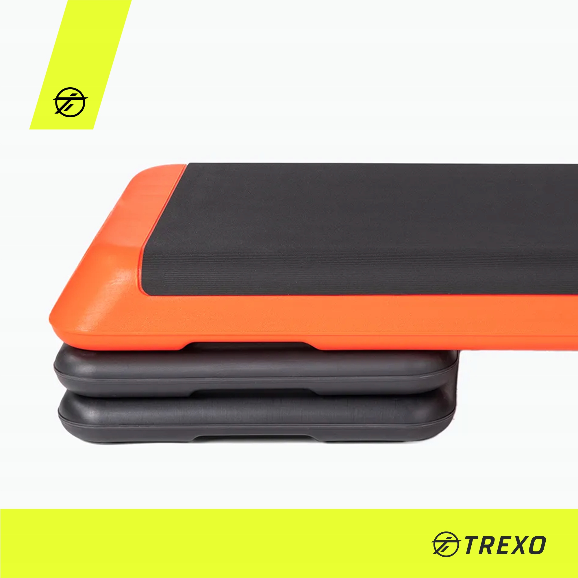 Step do aerobiku TREXO Aerobic AS01 pomarańczowy 109x41x11 Regulacja Model Aerobic AS01