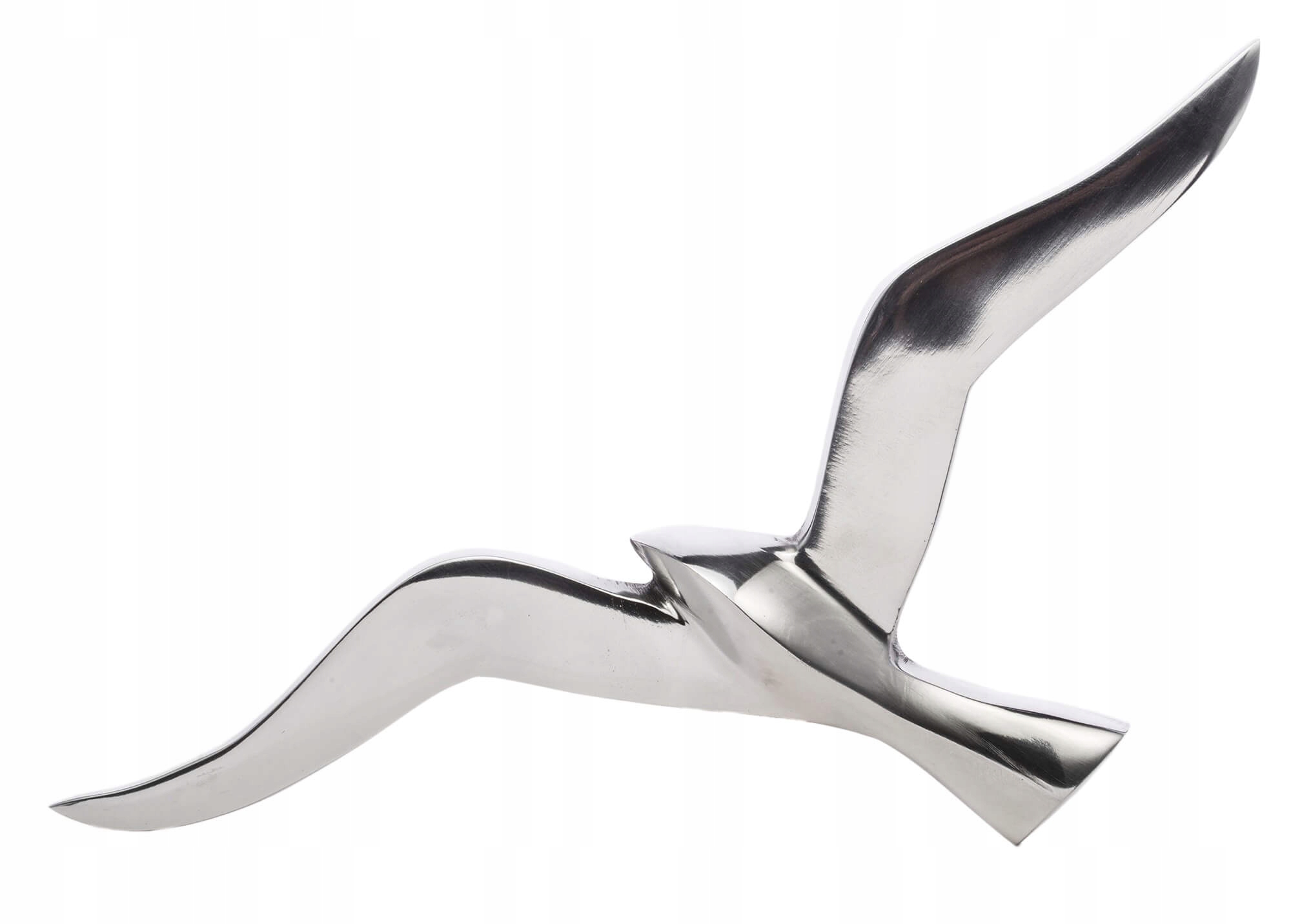 

Ptak Mewa Srebrna metalowa wisząca dekoracja 35cm
