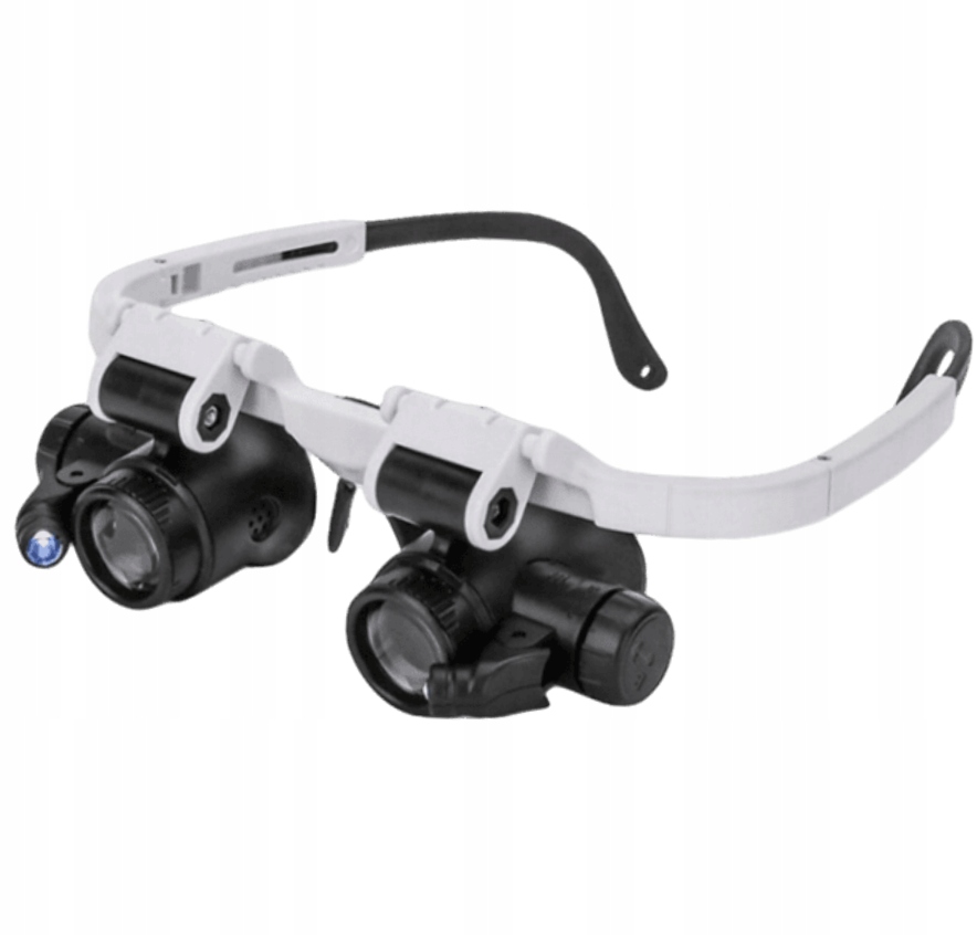OKULARY SERWISOWE ZEGARMISTRZOWSKIE LED LUPAx23 x8 Marka MFC