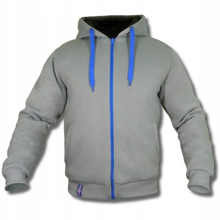 

Bluza dziana męska z kapturem Comfort+k XXL szara