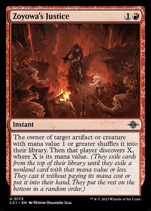 MtG: Zoyowa's Justice (LCI)