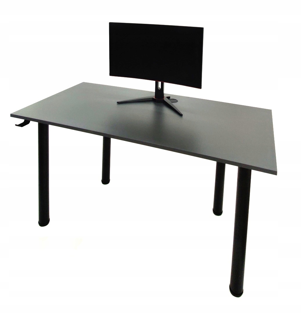 BIURKO GAMINGOWE KOMPUTEROWE + UCHWYT NA SŁUCHAWKI