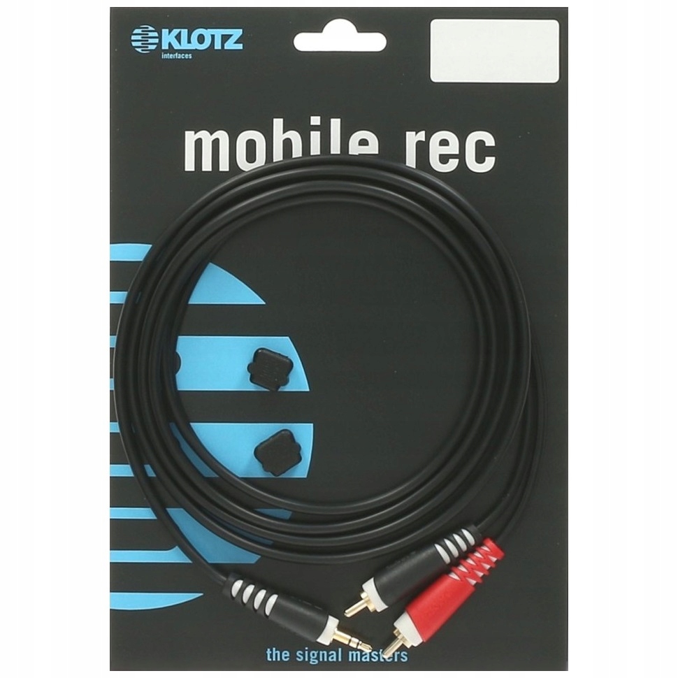 KLOTZ Kabel stereo MINI JACK 3,5 / 2x RCA Cinch 2m Model AY7-0200